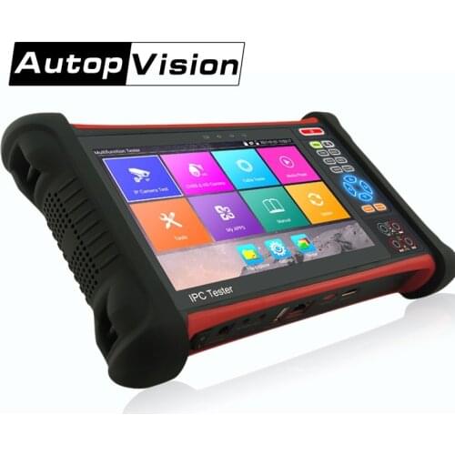 Wanglu H.265 4K 8MP Camera tester X7 TVI CVI AHD SDI CVBS IP Camera tester CCTV tester Monitor with TDR,Cable tracer,Multimeter