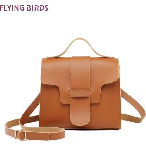 FLYING BIRDS Women Bag Simple Handbag Casual Tote Fashion Women Crossbody Bags Shoulder Top-Handle Purse Wallet Leather A10366