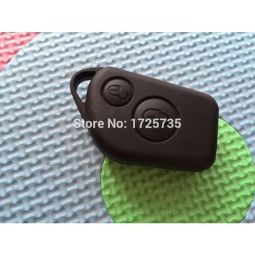 1Pcs New Replacement Key Shell For Citroen Elysee 2 Button Remote Blank Can't Insert Blade No Logo Car Accessories Auto Parts