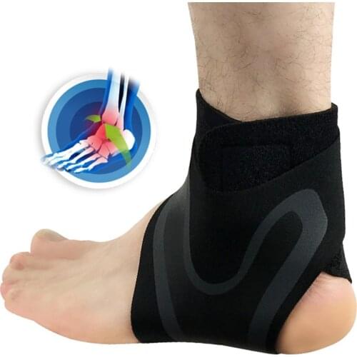 1pc Sport Fitness Ankle Pad Protector OK cloth Pressurized Band Anti-Spore Breathable Bandages Ankle Support Training Gym Wrap