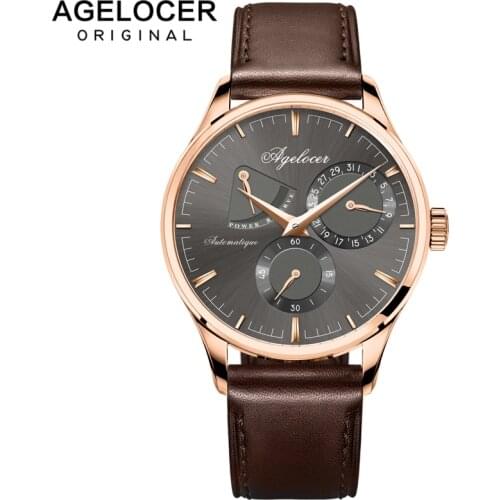 Mens Gold Watch Agelocer China