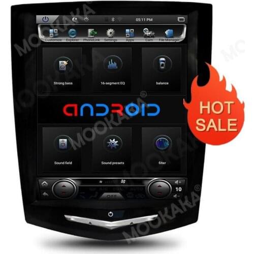 4G+64GB Android 9.0 Car Radio GPS Navigation For Cadillac Escalade ATS 2015 - 2019 Tesla Style Stereo Headunit Multimedia Player