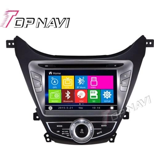 Topnavi 8" Car DVD GPS For Hyundai Elantra/MD 2011- Car Radio Multimedia Audio Stereo In Dash,Wince System