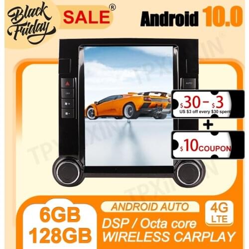 Android 10 Tesla Style Screen For Volkswagen Touareg 2003 - 2010 Car Multimedia Function Player GPS Radio Car Stereo Head Unit