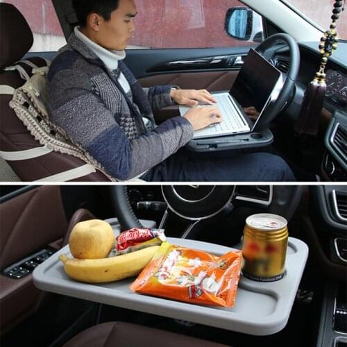 Car Table Steering Wheel Eat Work Cart Drink Food Coffee Goods Holder Tray Car Laptop Computer Desk Mount Stand Seat Table