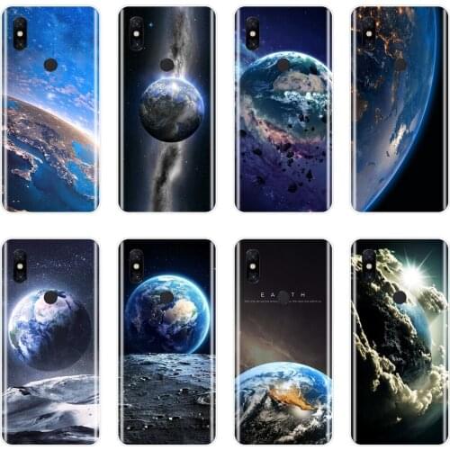 Space Earth Blue Star Men Cool Phone Case For Xiaomi Mi Mix 1 2 2S 3 Silicone Soft Back Cover For Xiaomi Mi Max Note 1 2 3 Case