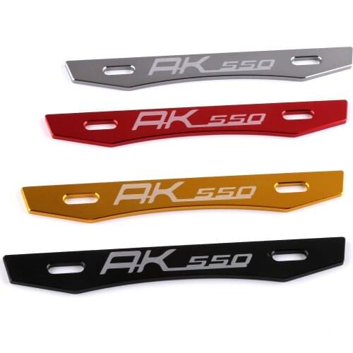 Motorcycle Scooter CNC Aluminum Alloy Registration License Number Plate Holder Mount For KYMCO AK550 AK 550 2017 2018