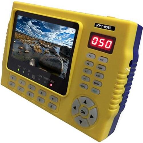 Kpt-958l 4.3inch LCD screen satlin dvb-s2 satellite finder MPEG4 satfinder meter 1080p