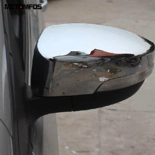 For Ford Kuga Escape 2020 2021 Rear View Wing Door Mirror Cover Trim Molding Protection Cap Carbon Fiber Accessories Car Styling