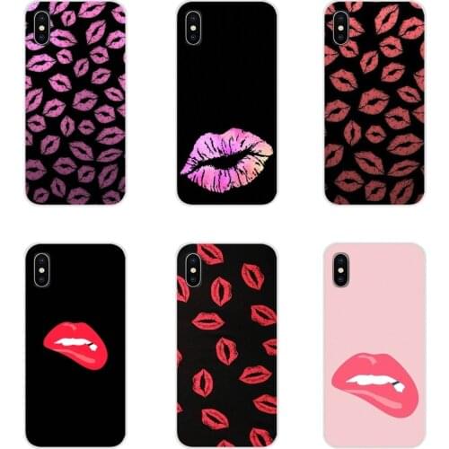 For Samsung A10 A30 A40 A50 A60 A70 Galaxy S2 Note 2 3 Grand Core Prime Makeup Lipstick rouge Perfume kiss Cell Phone Shell Case