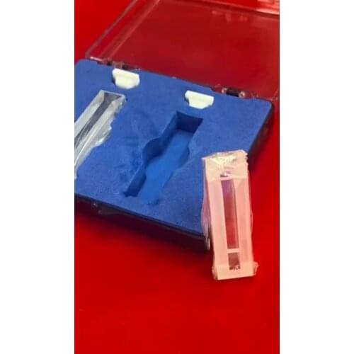 Engravable optical instruments to avoid light and flow fused integrated quartz glass cuvette