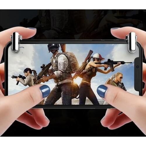 Game Accessories Metal M4 Pubg Triggers L1 R1 Phone Controller Triggers for Pubg Mobile Aim Key l1r1 Fire Shooter Button