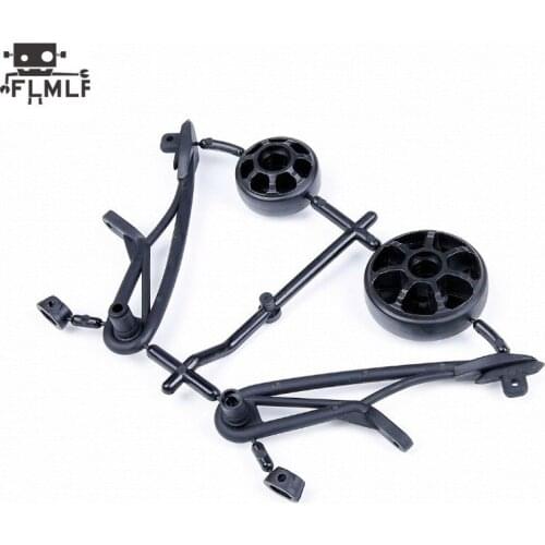 Rear Tail Wheel Kit Fit for 1/8 HPI Racing Savage XL FLUX Rovan TORLAND Monster Brushless Truck Parts