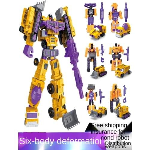 Power Assembling Educational Toys Cars Transformation Robot Digits Puzzle boy toy for Kids