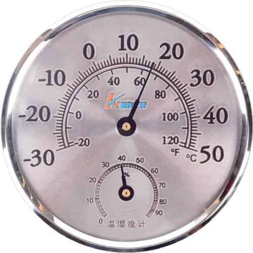Wall-mounted Thermometer Hygrometer ℃/℉ Household Indoor Temperature Monitor Humidity Meter No-battery-needed Mechanical