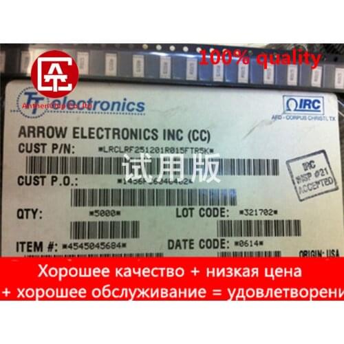 10pcs real orginal new SMD high temperature resistance 2512 R003 0.03R 1% 2W LRC-LRF2512-01-R003-F