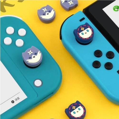 New Game Theme Thumb Stick Grip Cap Joystick Protective Cover For Nintendo Switch NS Lite Joy-con Controller Thumbstick Case