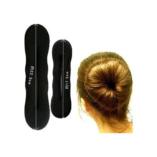 XUBCHC Classic Pure Cotton Black Sponge Hair Stick for Women Hair Jewelry Brand Hair Accessories