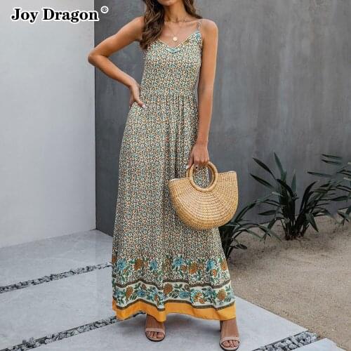 Dress Maxi Summer Women Clothing Beach Sleeveless Casual Dresses Loose Pullover Long 2021 New V Neck Plus Size Evening Party
