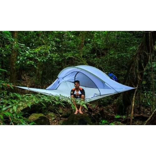 Hanging Tent Triangle Suspension tent Self hammock tent camping tree tent Hiking Outdoor Rally bed Double layer Rainproof big