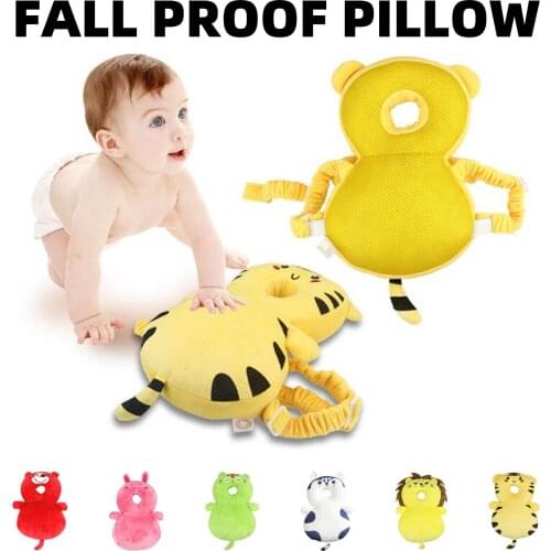 Adjustable Baby Head Protector Pillow Cartoon Shatter-resistant Toddlers Infant Pillow Head Safety Pad Cushion For Learning Walk