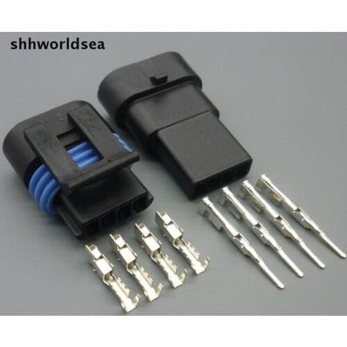 Shhworldsea 4PIN Car Waterproof plug Distributor Module Idle Air Control IAC Valve Repair Connector Camaro Firebird TPI TBI LT1