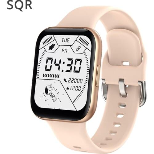SQR P8 SE Plus Smart Watch Men Women 1.69 Inch Fitness Tracker Full Touch IP68 Waterproof 8 Sport Mode Bluetooth For iOS Android