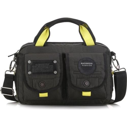 Mens Messenger Top Handle Bags Large Capacity High Quality Fashion Tote Bag Casual Male Nylon Cross Body Sling Shoulder Handbag