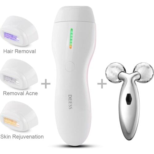3 In 1 Women Permanent Hair Removal Device.IPL Electric Epilator Laser Hair Remover.Armpit Bikini Whole Body Care.350000 Pulses
