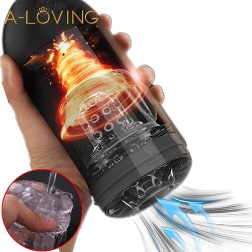 Vacumm Pump Penis Massager Automatic Piston Male Masturbation Cup Sucking Vibrator for Men Blowjob Vagina Pocket Sex Toy For Men