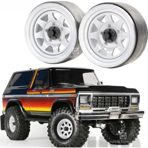 1.9inch For 1/10 Rc Crawler Car Trx4 Bronco Metal Wheel Hub Rim Beadlock TRX6 G63 Rc4wd D90 D110 Axial Scx10 90046 Jimny Cfx Vs4