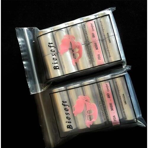 2Bags Large&Small Denture Flexible Acrylic Without Blood Streak Dental Materials