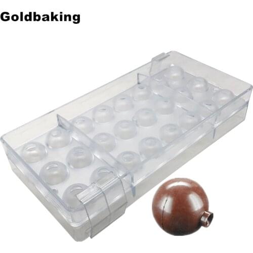 3D Ball Chocolate Mold Polycarbonate Sphere Chocolate Mould