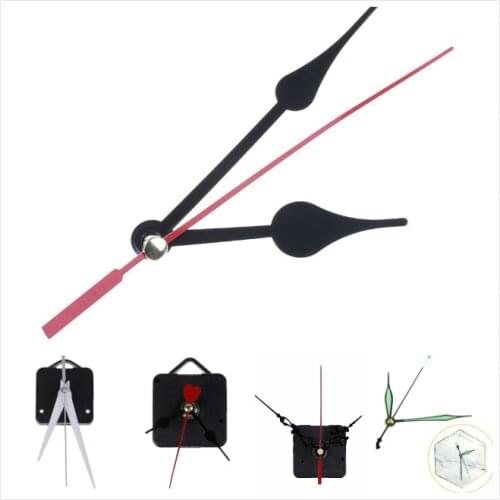 5Styles Classic Hanging DIY Clock Mechanism Parts Black Quartz Watch Wall Clock Movement Quartz Wall Clock Movement
