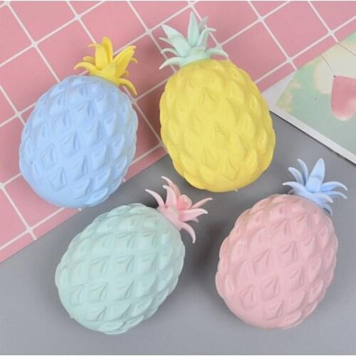 8cm 10cm Small Pineapple, Squishy Pressing Kneading Stress Balls, Decompression Stress Relief Toy