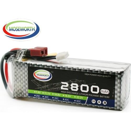 4S 14.8V 2200 2600 2800mAh 60C Lipo Battery For RC Drone Helicopter Car Airplane Quadcopter Remote Control Toys Lithium Polymer