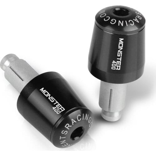 FOR DUCATI 400 MONSTER 2004-2007 2004 2005 2006 2007 CNC Aluminum Motocross handle bar grips ends Motorbike handlebar Ends
