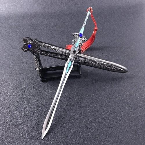 Anime Sword Toy Area of Douluo Continent Clear Sky Hammer Killing God Realm Seven Sword Collection Ornament Gift