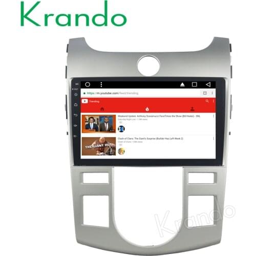 Krando Android 7.1 9" (no dvd) car radio gps multimedia for For Kia FORTE CERATO SHUMAKOUP 2008-2012 AT/MT navigation system
