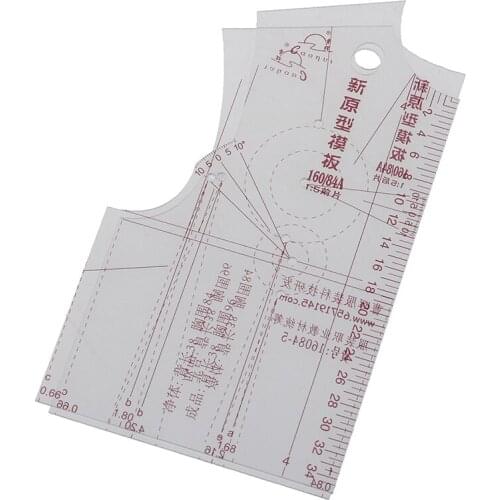 DIY Handmade 1:5 Prototype Template Tailor Sewing Accessories Clothing Design Measurement Prototype Ruler Drawing Templete Tools