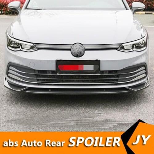 For VW golf 8 Front shovel Body kit spoiler 2020-2021 Golf 8 GTI R P-K ABS Rear lip rear spoiler front Bumper Diffuser Protector