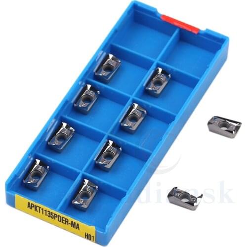 APKT1003 PDFR APKT1135 MA H01 carbide alloy milling cutter CNC tool APKT 1604 blade lathe milling cutter aluminum turning tool