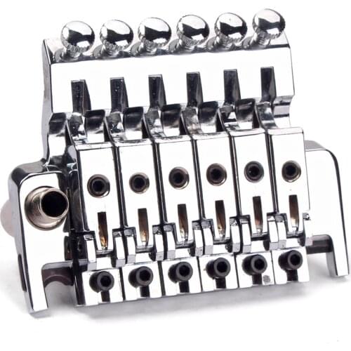 Chrome Electric Guitar Bridge Assembly for ST Guitar Parts