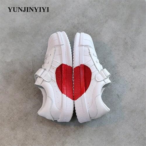 Spring and autumn new childrens shoes Girls casual shoes Leather boy sneakers Childrens sports breathable shoes