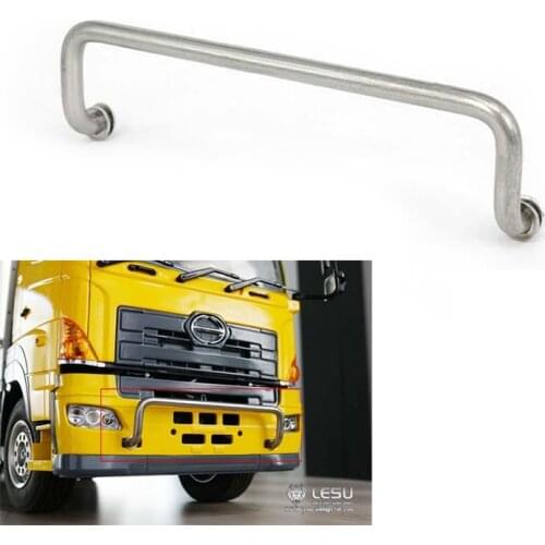 LESU Metal Front Bumper for 1/14 DIY Tmy HN700 RC Tractor Truck Model Car TH04949