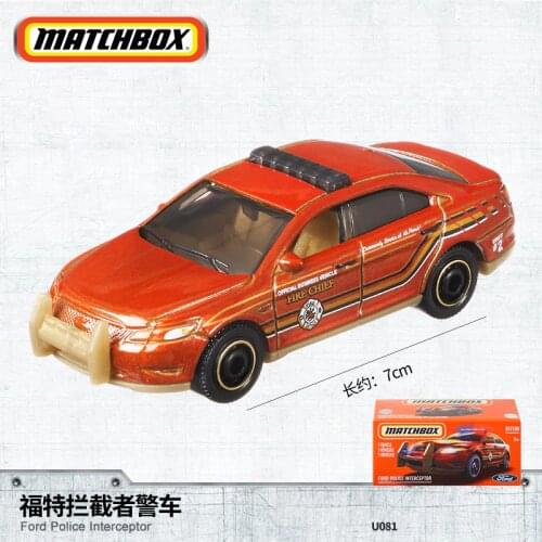 2021 Matchbox Cars FORD POLICE INTERCEPTOR 1/64 Metal Diecast Collection Alloy Model Car Toys