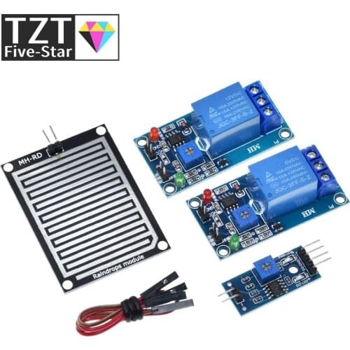 Snow Raindrops Detection Sensor Module Rain Weather Module Humidity For Arduino Relay Control Module Rain water sensor module