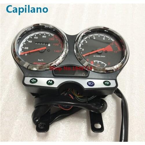 Motorcycle GT125 QS125-5A-5C speedometer Meter gauge moto tacho clock for Suzuki 125cc GT 125 speedo meter indicator parts