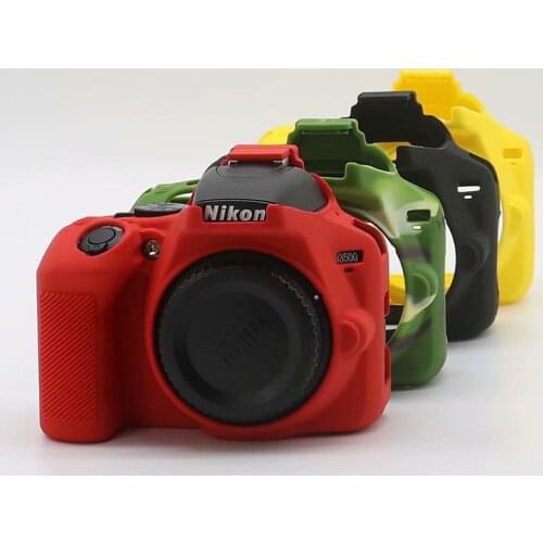 Soft Silicone DSLR Camera Case bag Cover for Nikon D3500 DSLR Camera