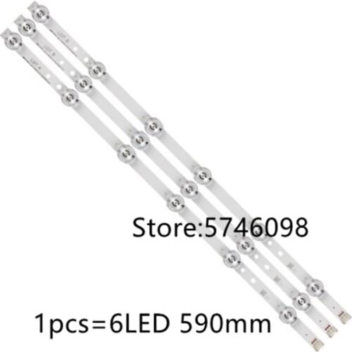 New Kit 3 PCS 6LED 590mm LED backlight strip for LG 32LB580 32LB562V 32LB650V 6916L-1841A 1842A DRT3.032"_A B 6916L-2100A 2101A